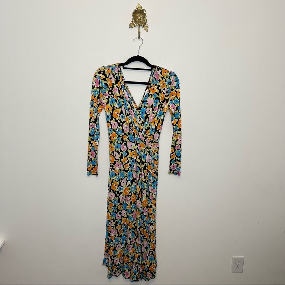 Stine Goya Lola Dress In Watercolor Floral Xs